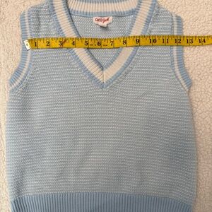 Cat & Jack Light Blue Kids Sweater Vest